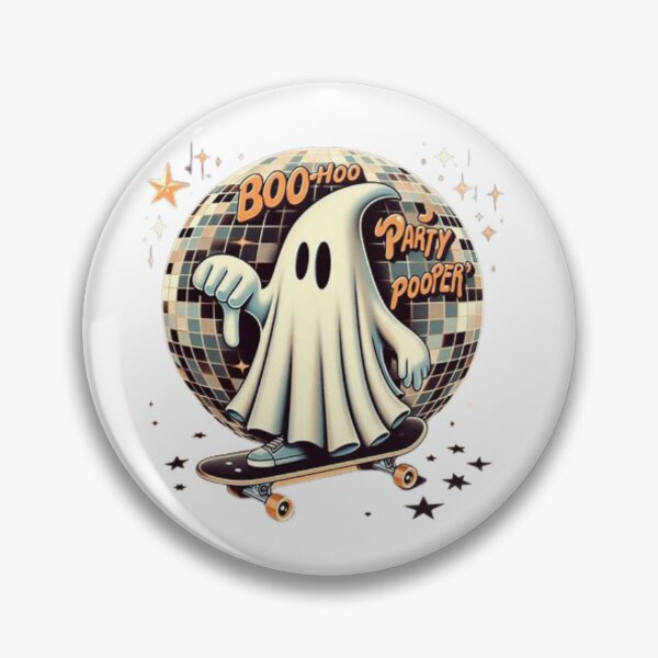 Item preview, Bail Out: The Ghost BOO Who Came to Crush Your Vibe CLASSIC T-SHIRT designed and sold by inkfluenceart.