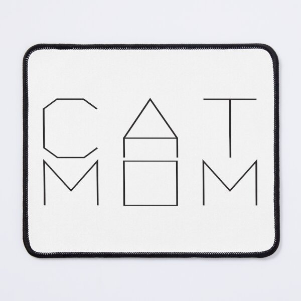 Item preview, Cat mom typography design designed and sold by Crazycatgraphic.