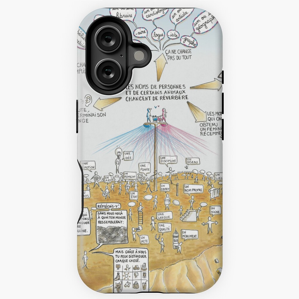 Vista previa del artículo con la obra «Funda resistente MagSafe para iPhone», diseñado y vendido por MarionCharreau.