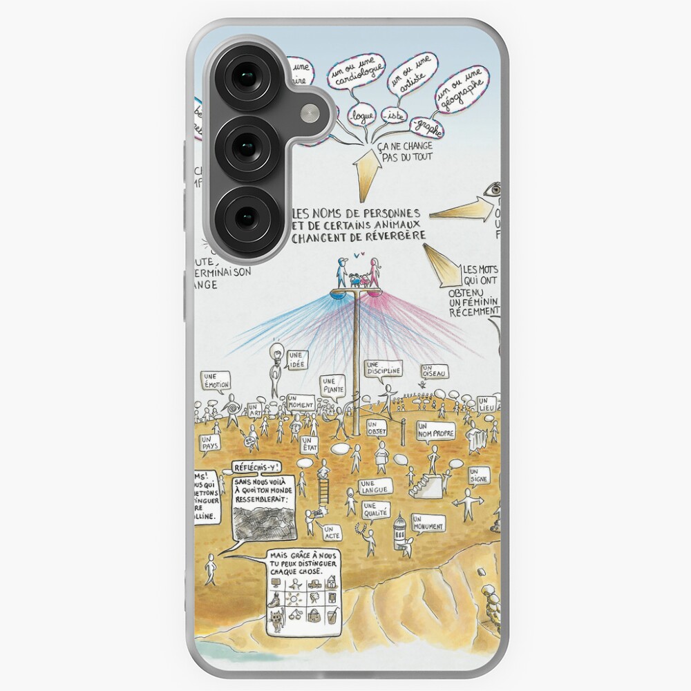 Vista previa del artículo con la obra «Funda blanda para Samsung Galaxy», diseñado y vendido por MarionCharreau.