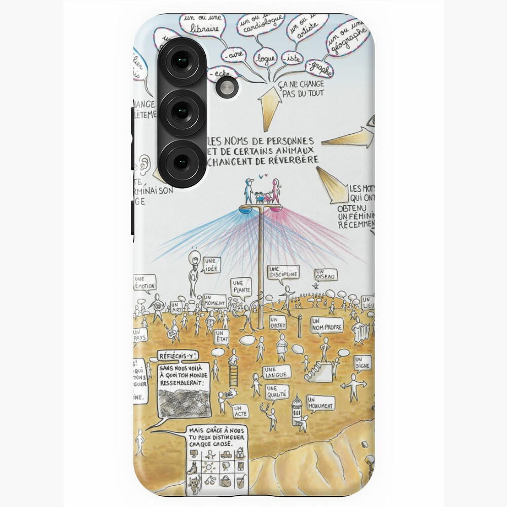 Vista previa del artículo con la obra «Funda resistente para Samsung Galaxy», diseñado y vendido por MarionCharreau.