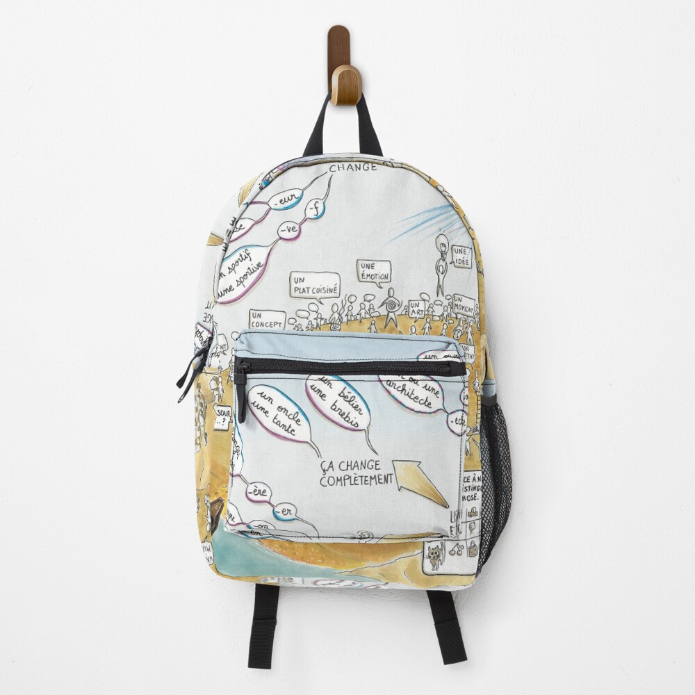 Vista previa del artículo con la obra «Mochila», diseñado y vendido por MarionCharreau.