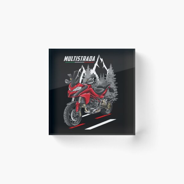 Item preview, Ducati Multistrada 1200 (Ducati Red) for Motorcycle Riders designed and sold by MotoApparelHub.