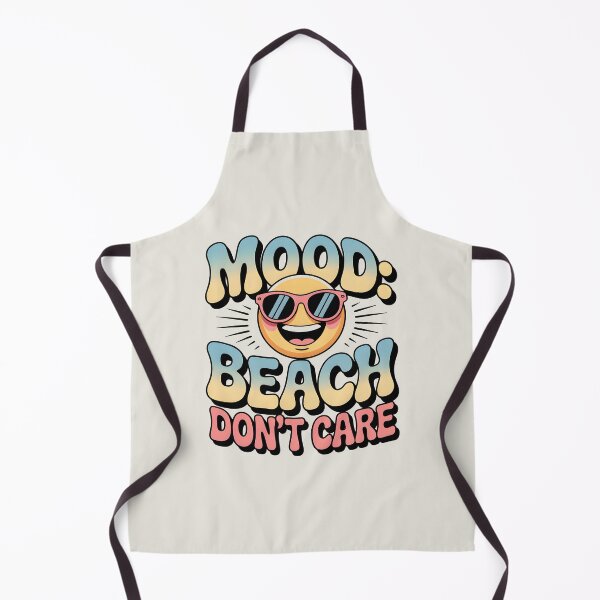 Item preview, Mood: Beach Don’t Care Funny Summer Quote designed and sold by Jollys-ArtShop.