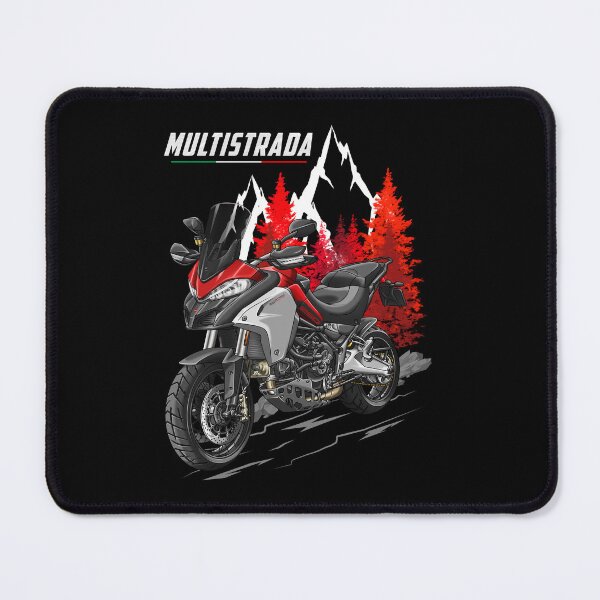 Item preview, Ducati Multistrada 1200 (Enduro Ducati Red with Racing Grey) for Motorcycle Riders designed and sold by MotoApparelHub.