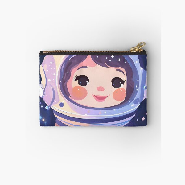 Item preview, Cute Girl Astronaut in Space – Whimsical Cosmic Illustration designed and sold by Gioia-JJ.