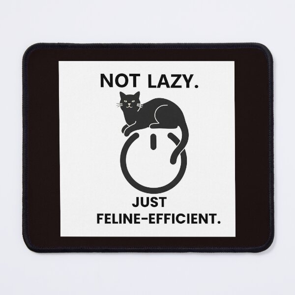 Item preview, Funny Playful Cat: Not Lazy Artwork designed and sold by Zini-ArtStudio.