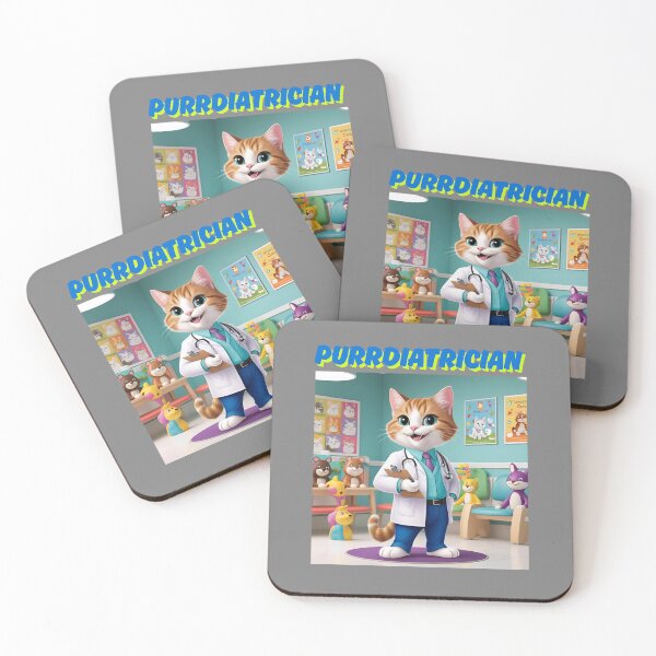 Item preview, Funny Paediatrician Cat designed and sold by sydney-syder.