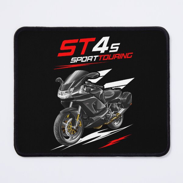 Item preview, Ducati ST4S (Gloss Black + Saddlebags) for Motorcycle Riders designed and sold by MotoApparelHub.