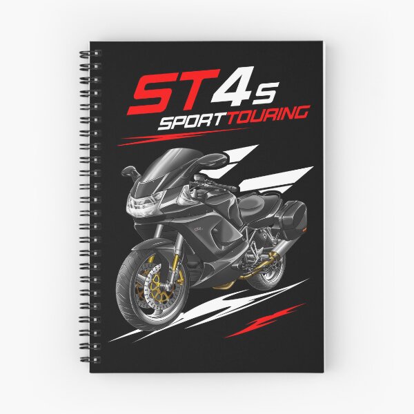 Item preview, Ducati ST4S (Gloss Black + Saddlebags) for Motorcycle Riders designed and sold by MotoApparelHub.