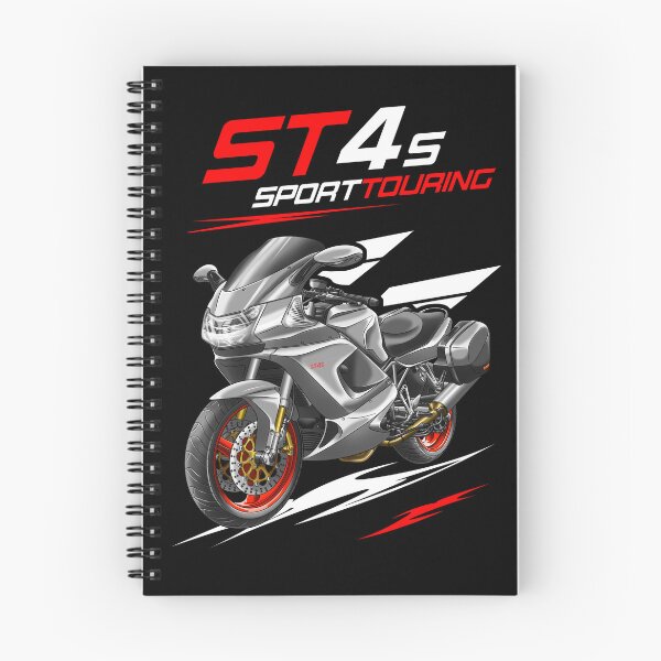 Item preview, Ducati ST4S (Senna Gray + Saddlebags) for Motorcycle Riders designed and sold by MotoApparelHub.