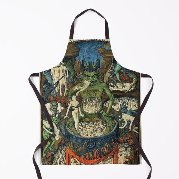 Item preview, Sinners in Hell Depicted in a Medieval Painting designed and sold by VintageManiac.
