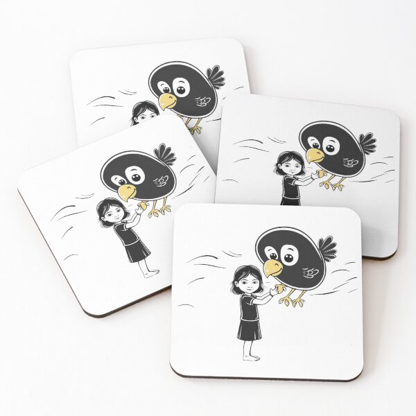 Item preview, Girl with a Black Bird designed and sold by AlinaSCorner.