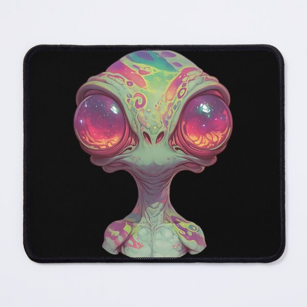 Item preview, Psychedelic Alien: Trippy Space Creature designed and sold by bapupa.