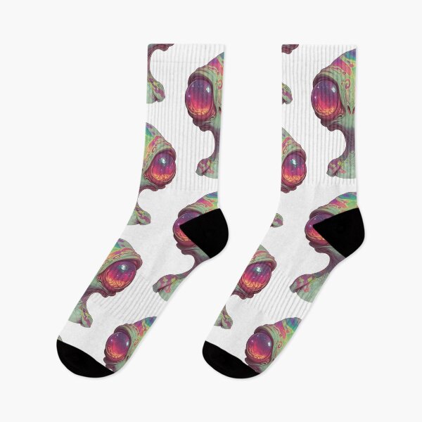 Item preview, Psychedelic Alien: Trippy Space Creature designed and sold by bapupa.