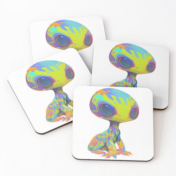Item preview, Psychedelic Alien: Colorful Extraterrestrial Trip designed and sold by bapupa.