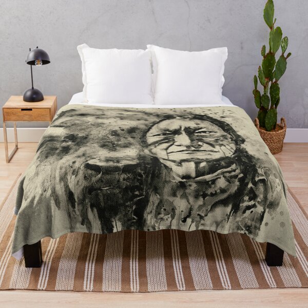 Item preview, Native Spirit – Sitting Bull and Buffalo designed and sold by caracatita75.