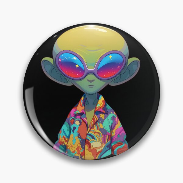 Item preview, Psychedelic Alien: Surreal Abstract Extraterrestrial designed and sold by bapupa.