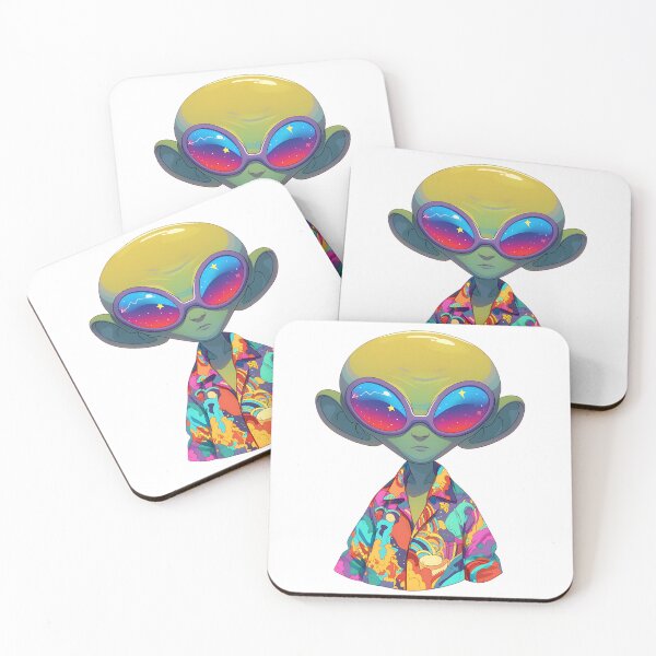 Item preview, Psychedelic Alien: Surreal Abstract Extraterrestrial designed and sold by bapupa.