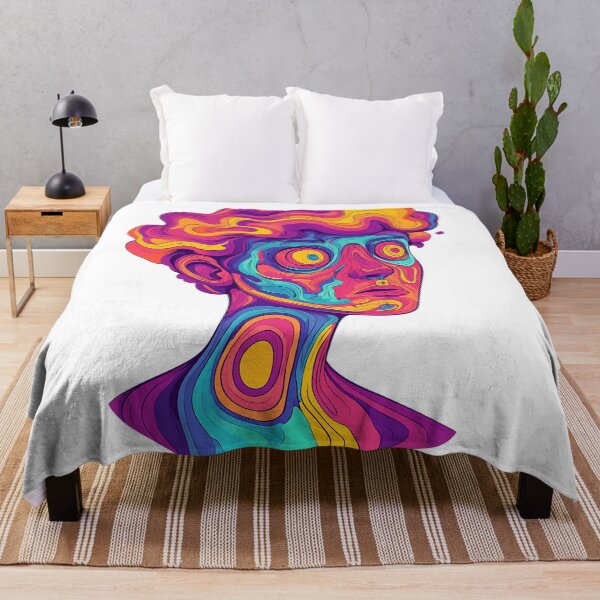 Item preview, Psychedelic Boy: Vibrant Groovy Retro designed and sold by bapupa.