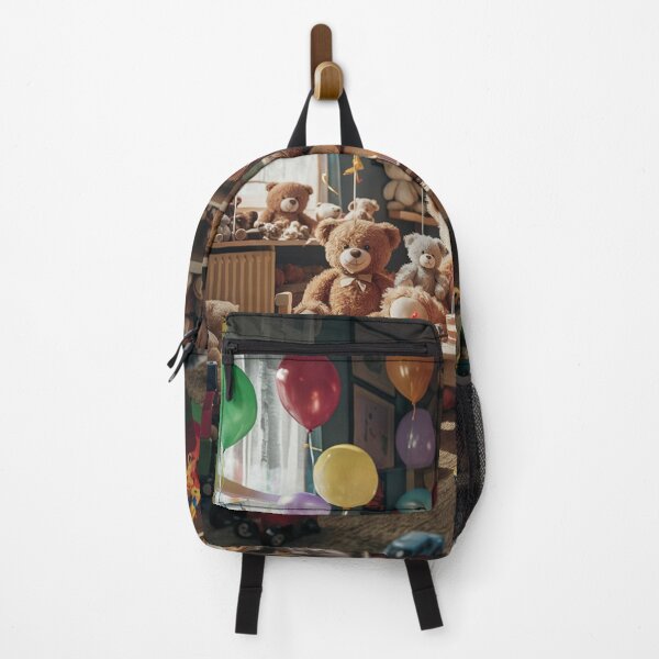 Item preview, Cozy Children's Playroom with Teddy Bears and Decor designed and sold by AnimalAirtistry.