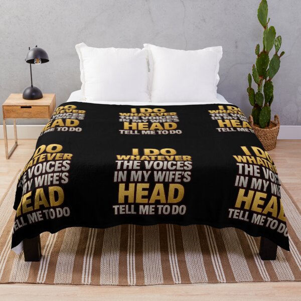Item preview, I Do Whatever The Voices In My Wife's Head Tell Me To Do designed and sold by TrendsLook.