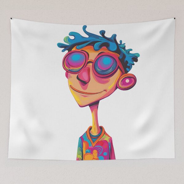 Item preview, Psychedelic Boy: Groovy Psychedelic Kid designed and sold by bapupa.