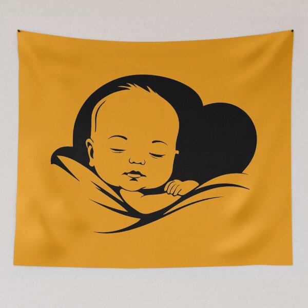 Item preview, Adorable Baby Sleeping designed and sold by designdukan.