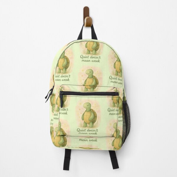 Item preview, Quiet Doesn’t Mean Weak - Turtle Illustration designed and sold by ArtStyleAlice.