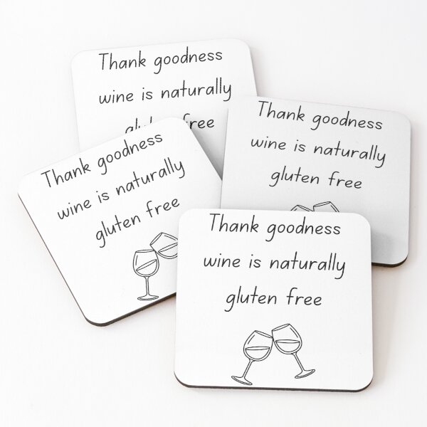 Item preview, Thank Goodness Wine is Gluten Free Cheers Coeliac Design designed and sold by My Gluten Free Life UK.