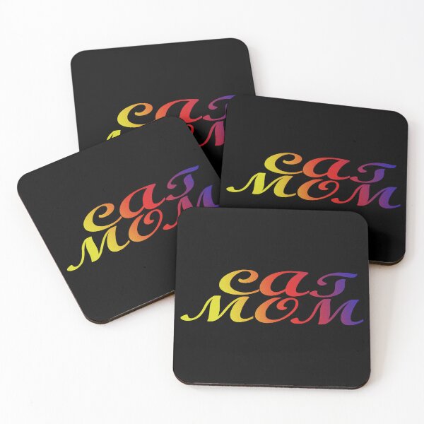 Item preview, Cat mom typography design designed and sold by Crazycatgraphic.