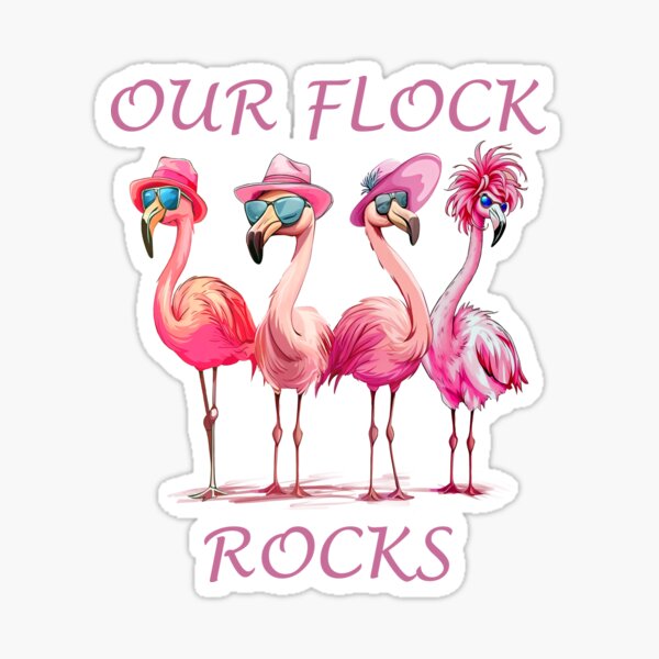 Item preview, our flock rocks designed and sold by EnchantedOwl.