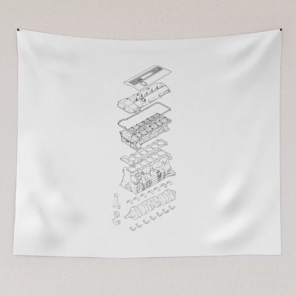 Item preview, M54 engine design Simple designed and sold by Celica_4_eyes.