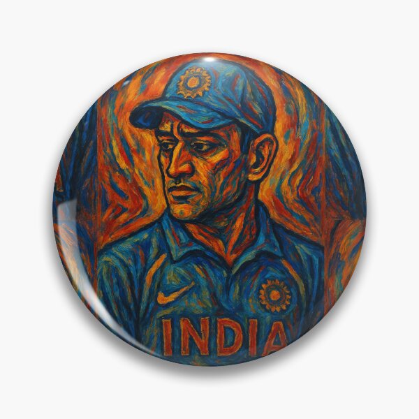 Item preview, MS Dhoni designed and sold by Paul Louis Villani.