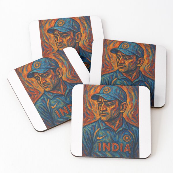 Item preview, MS Dhoni designed and sold by Paul Louis Villani.