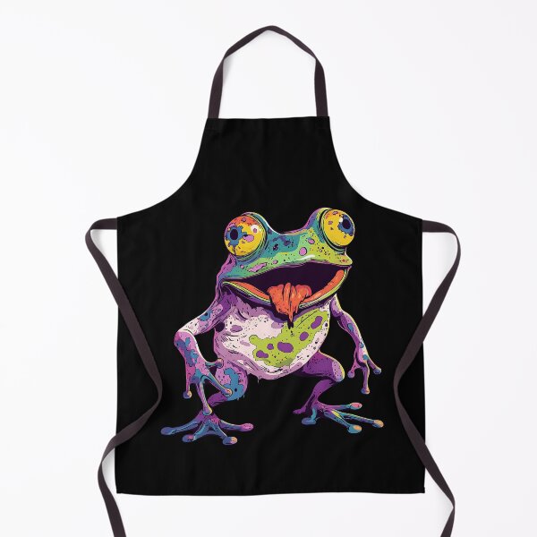 Item preview, Psychedelic Frog: Trippy Colorful Amphibian designed and sold by bapupa.