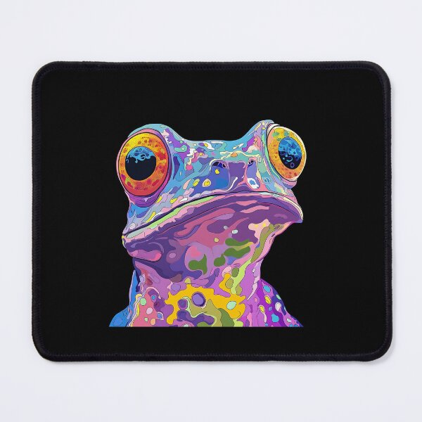 Item preview, Psychedelic Frog: Vibrant Groovy Nature designed and sold by bapupa.