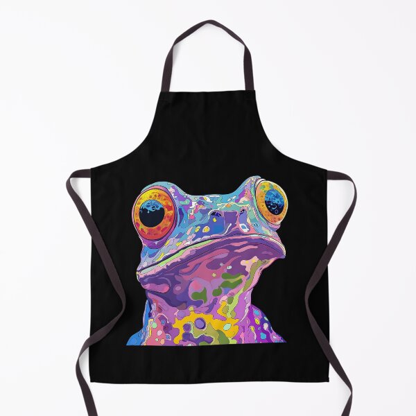 Item preview, Psychedelic Frog: Vibrant Groovy Nature designed and sold by bapupa.