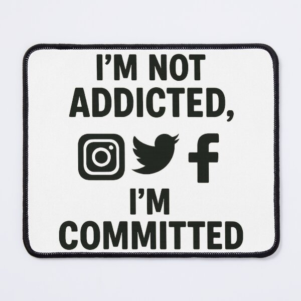 Item preview, Lifestyle Hub: Not Addicted But Committed designed and sold by M&M Lifestyle Hub.