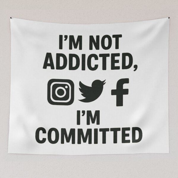 Item preview, Lifestyle Hub: Not Addicted But Committed designed and sold by M&M Lifestyle Hub.