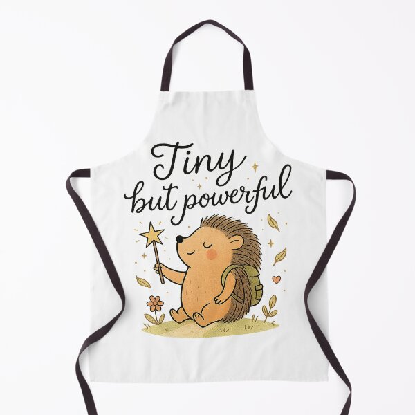 Item preview, Tiny but powerful - Hedgehog with Star designed and sold by ArtStyleAlice.