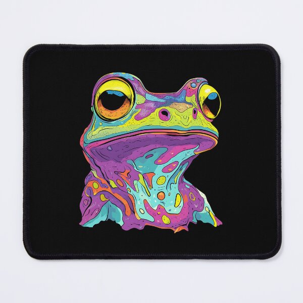 Item preview, Psychedelic Frog: Colorful Psychedelic Animal designed and sold by bapupa.