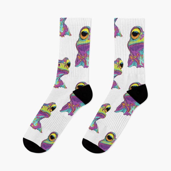 Item preview, Psychedelic Frog: Colorful Psychedelic Animal designed and sold by bapupa.