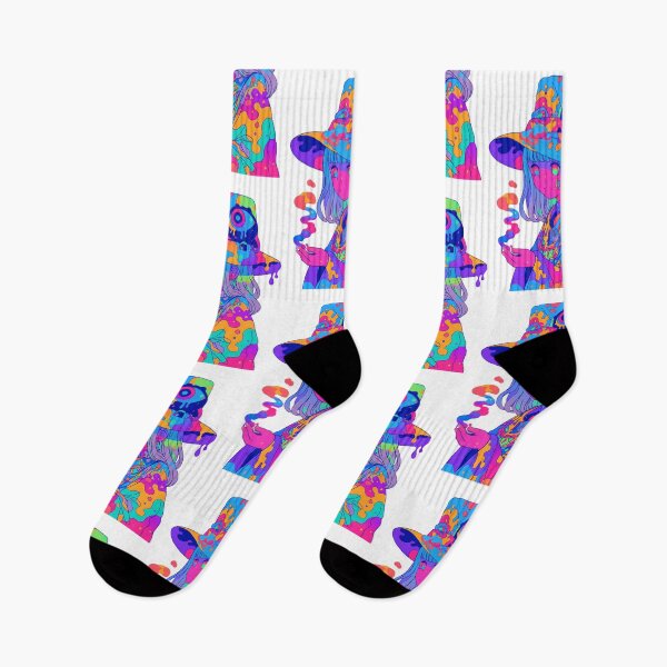 Item preview, Psychedelic Girl: Trippy Colorful Portrait designed and sold by bapupa.