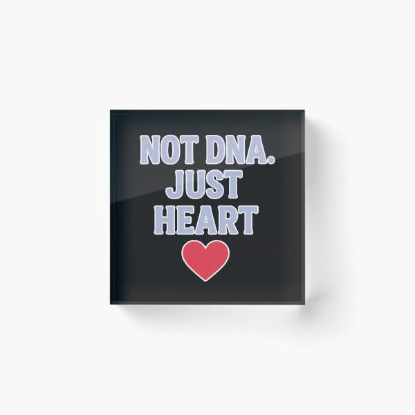 Item preview, Not DNA Just Heart: Minimalist Stepdad Quote Artwork For Father’s Day  designed and sold by elynne9.