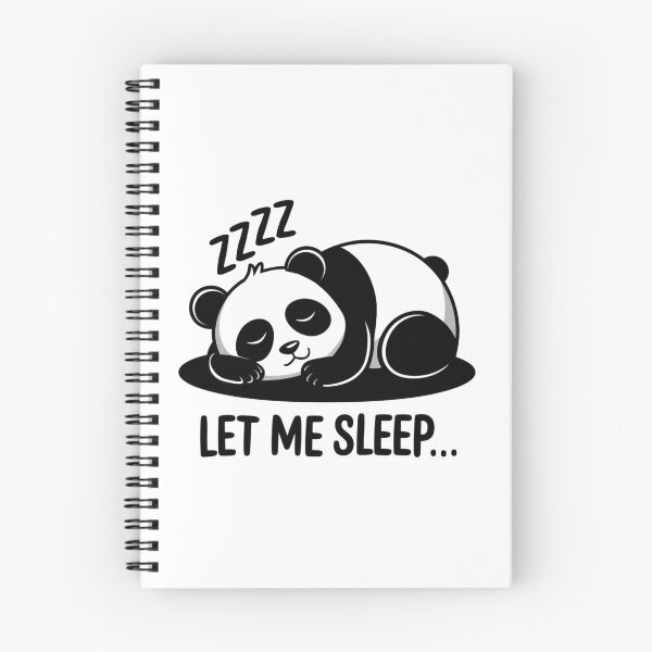 Item preview, Let Me Sleep – Panda in sleeping mode designed and sold by FrenchTouch77.