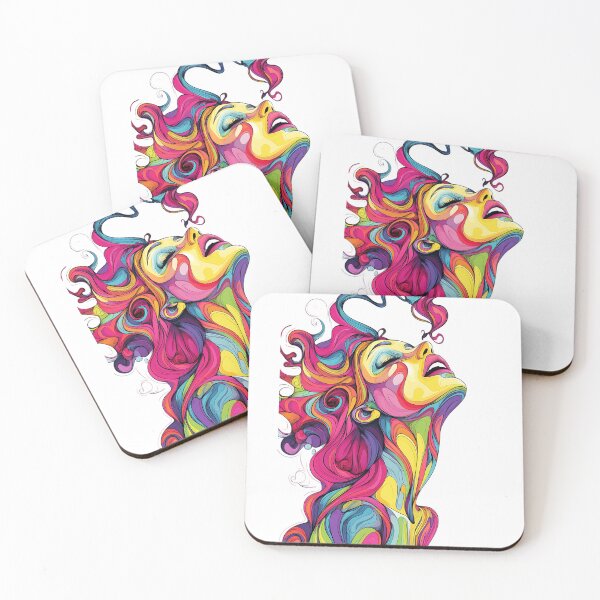 Item preview, Psychedelic Girl: Vibrant Groovy Retro designed and sold by bapupa.