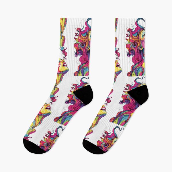 Item preview, Psychedelic Girl: Vibrant Groovy Retro designed and sold by bapupa.
