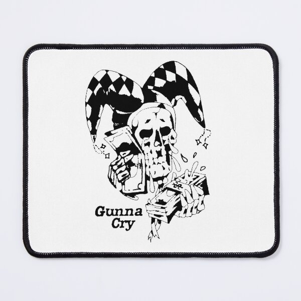 Item preview, Gunna Cry Crying Jester Skull Holding Money Satire Graphic designed and sold by FlyShop1.