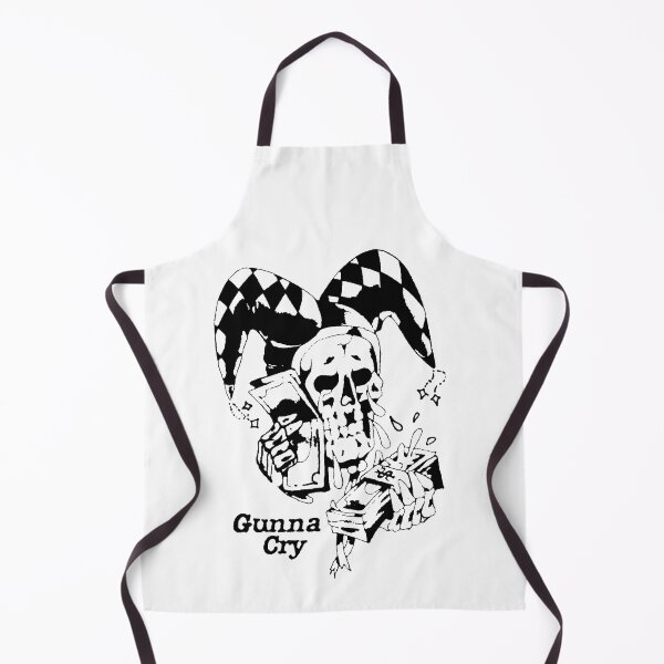 Item preview, Gunna Cry Crying Jester Skull Holding Money Satire Graphic designed and sold by FlyShop1.